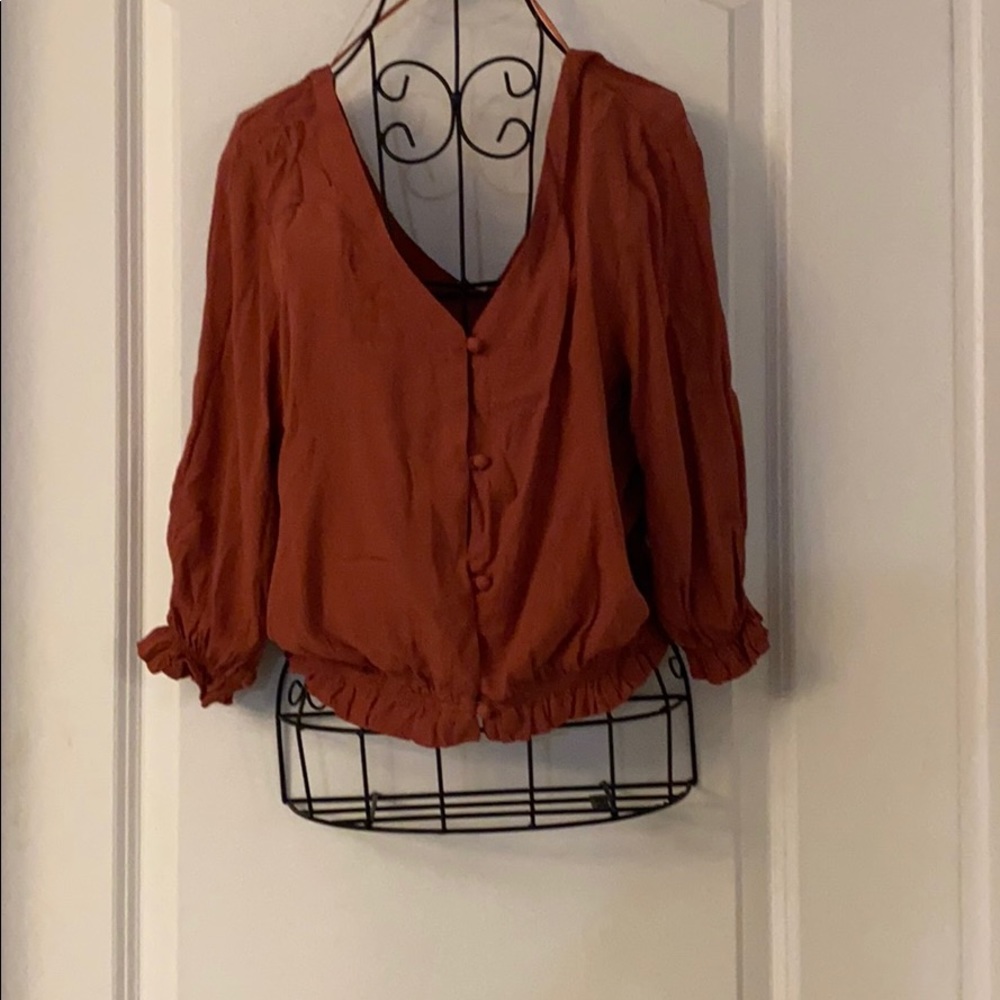 Crop Top with buttons